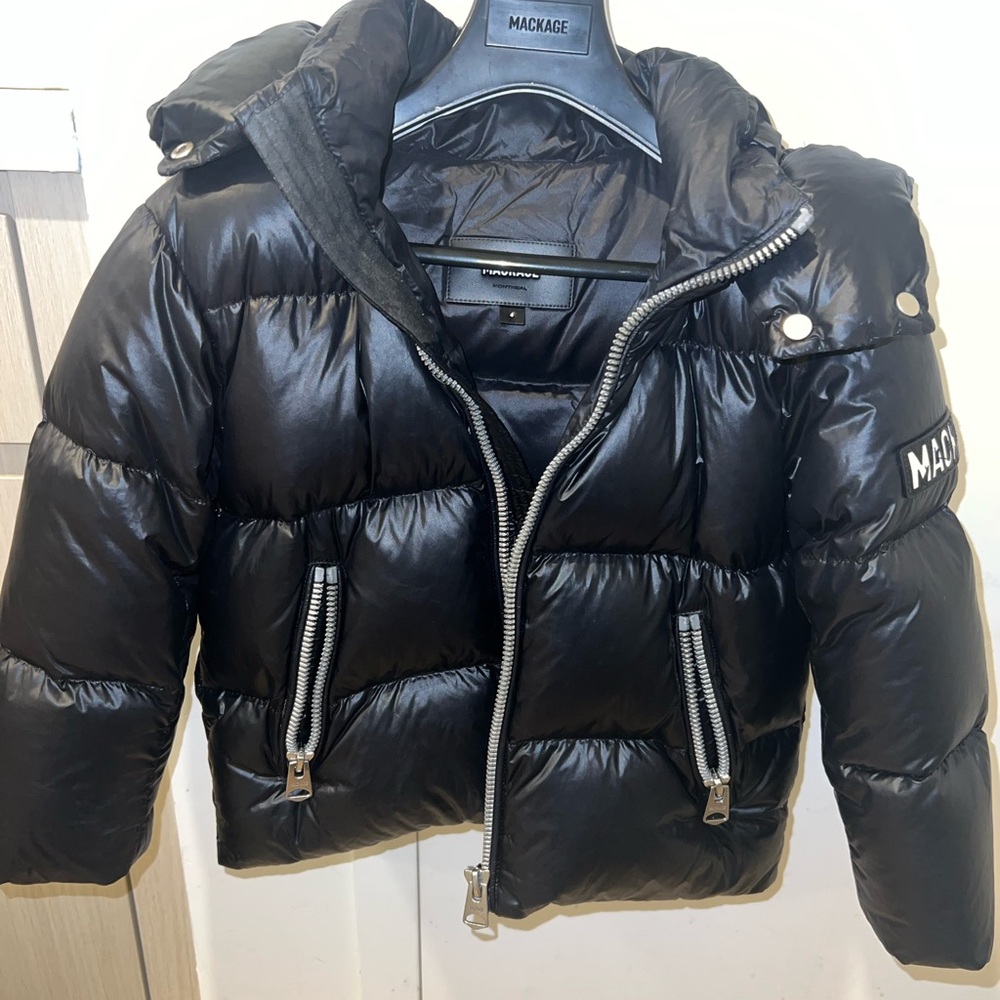 Mackage Kids Black Puffer Jacket
